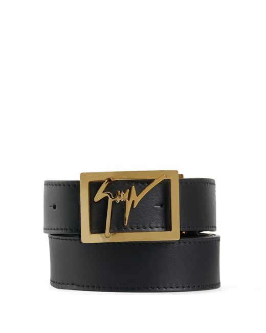 Giuseppe Zanotti Black Belt for men