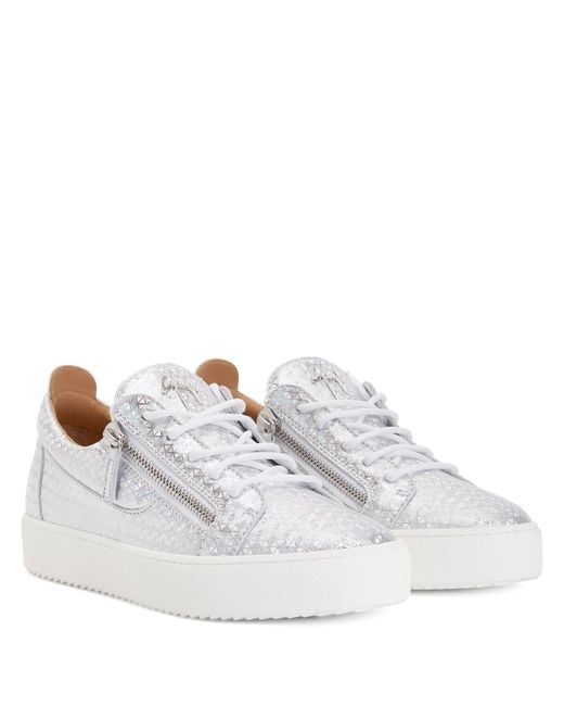 Giuseppe Zanotti White Frankie Kaleido for men