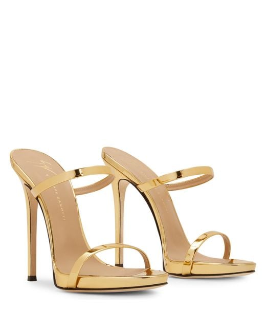 Giuseppe Zanotti Metallic 120Mm Darsey Sandals