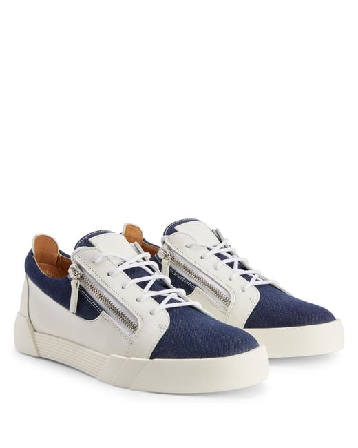 Giuseppe Zanotti Blue The Shark 5.0 Low for men