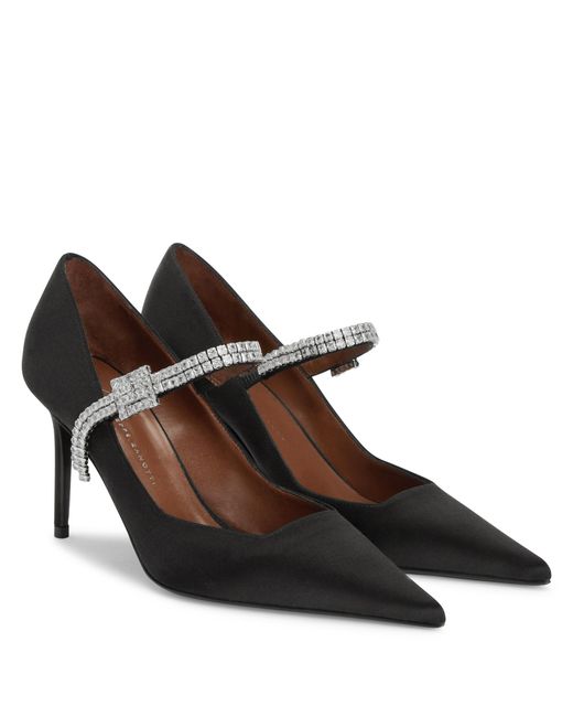 Raquel Strap 85 di Giuseppe Zanotti in Black