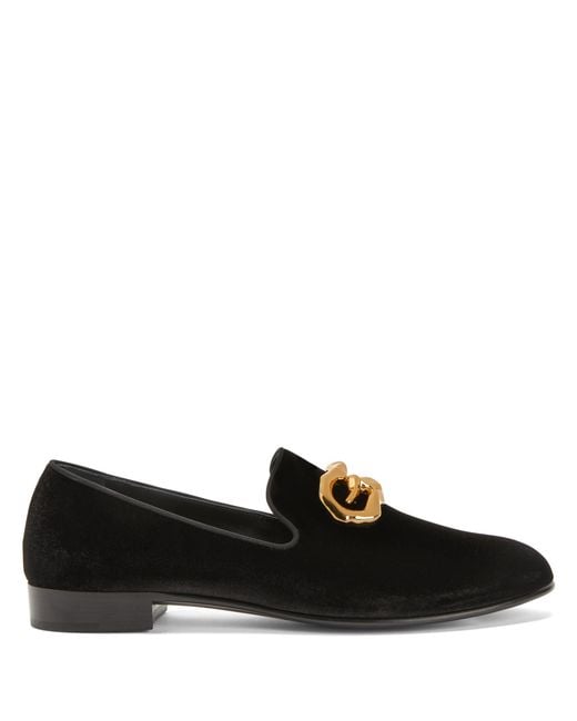 Giuseppe Zanotti Black Leopoldino for men