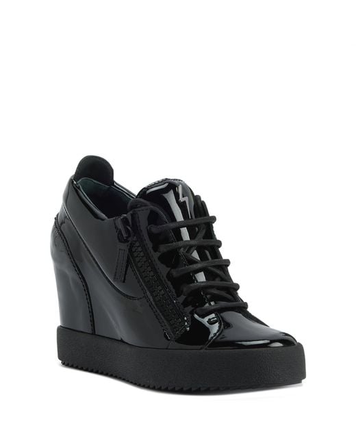 Giuseppe Zanotti Black Addy Wedge