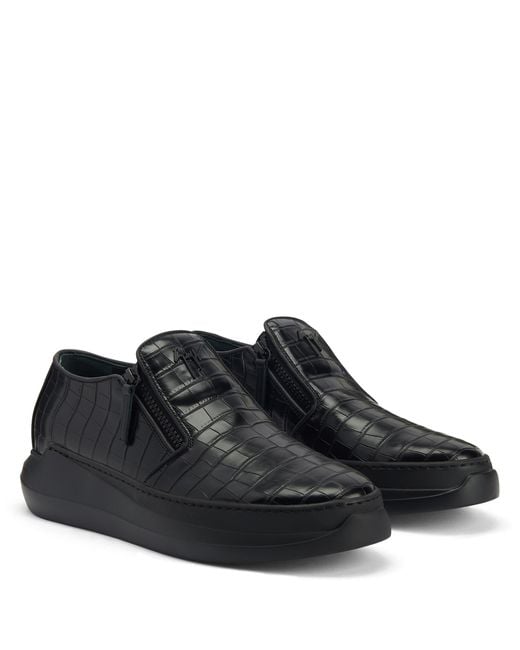 Giuseppe Zanotti Black Conley Zip for men