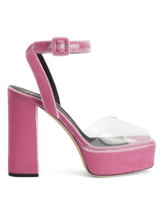 Giuseppe Zanotti Pink New Betty Plexi