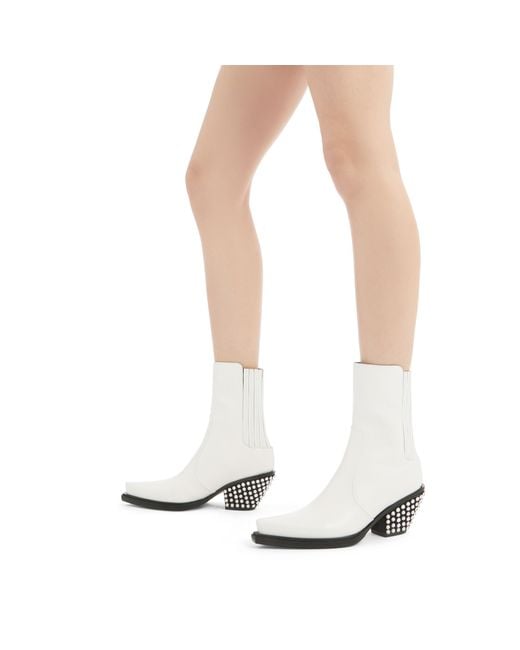 Giuseppe Zanotti White Yanhira