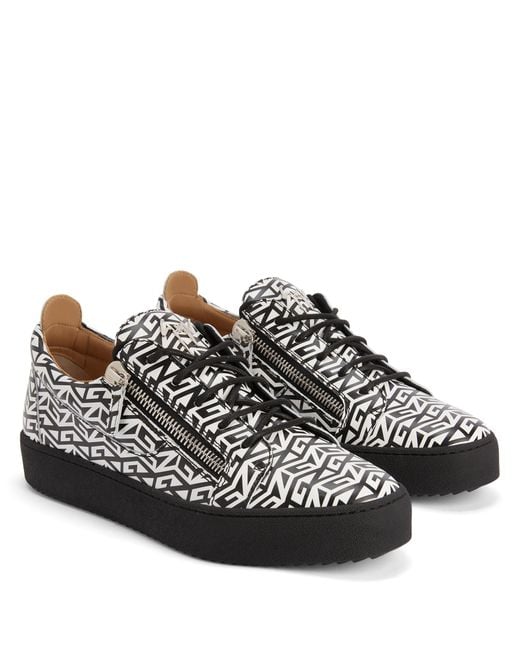 Giuseppe Zanotti Black Frankie Monogram for men