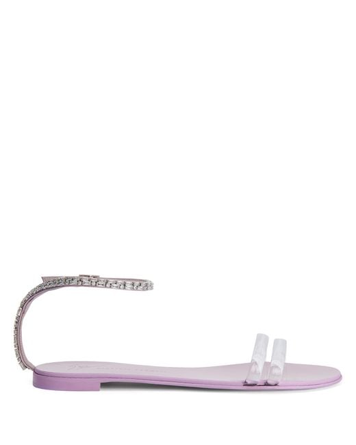 Giuseppe Zanotti White Agathe Plexi