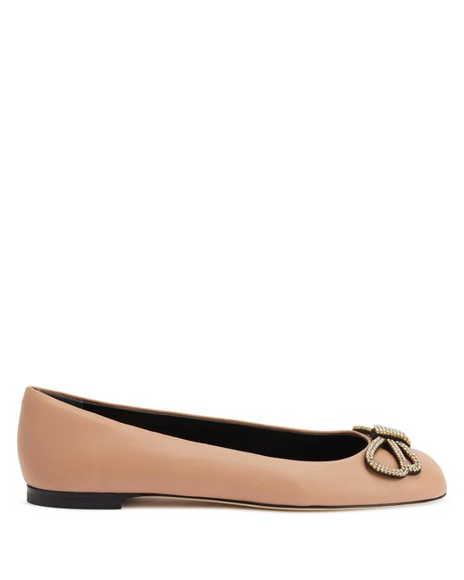 Giuseppe Zanotti Brown Zari' Ballett