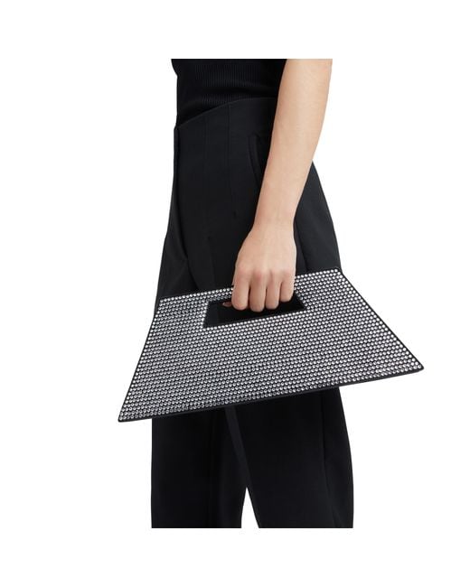 Giuseppe Zanotti Metallic Meloee Rhinestone Clutch