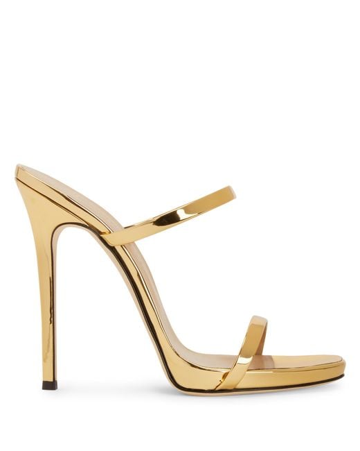 Giuseppe Zanotti Metallic 120Mm Darsey Sandals