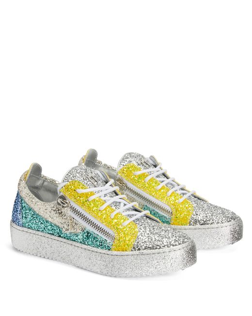 Giuseppe Zanotti Yellow Gail Glitter