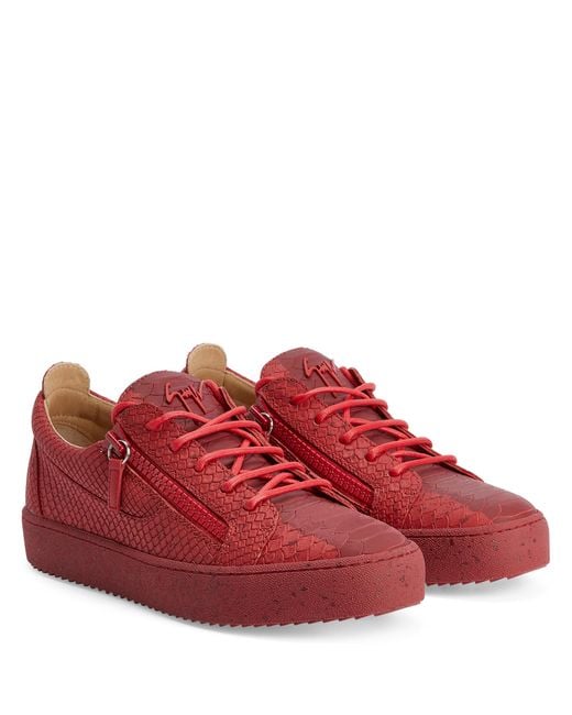 Giuseppe Zanotti Red Frankie for men