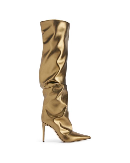 Giuseppe Zanotti Metallic Gz Gala 105Mm Slouchy Boots