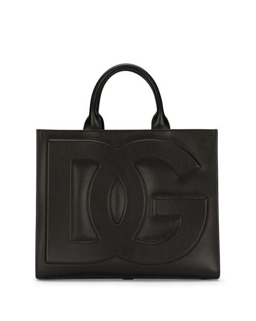 Borsa tote DG Daily media di Dolce & Gabbana in Black da Uomo