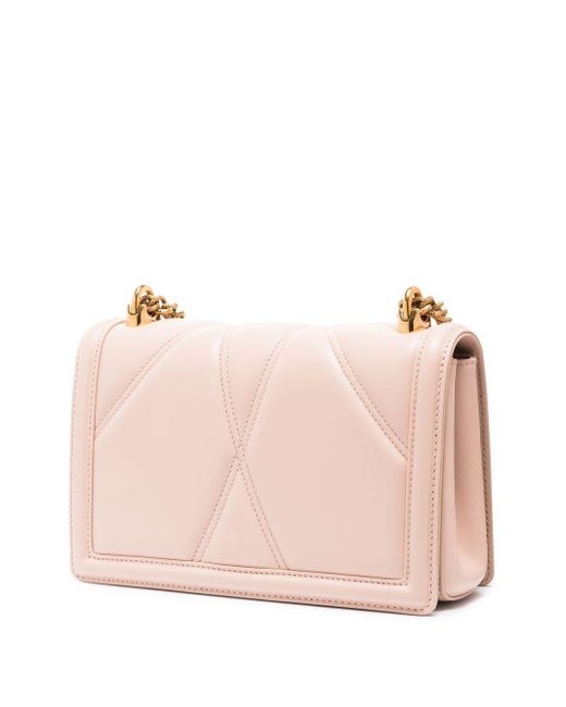 Borsa a tracolla devotion media di Dolce & Gabbana in Pink da Uomo