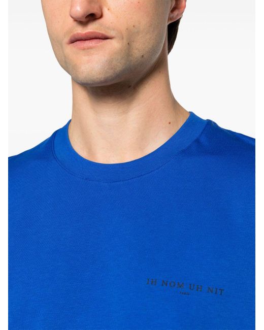 T-shirt con stampa di Ih Nom Uh Nit in Blue da Uomo