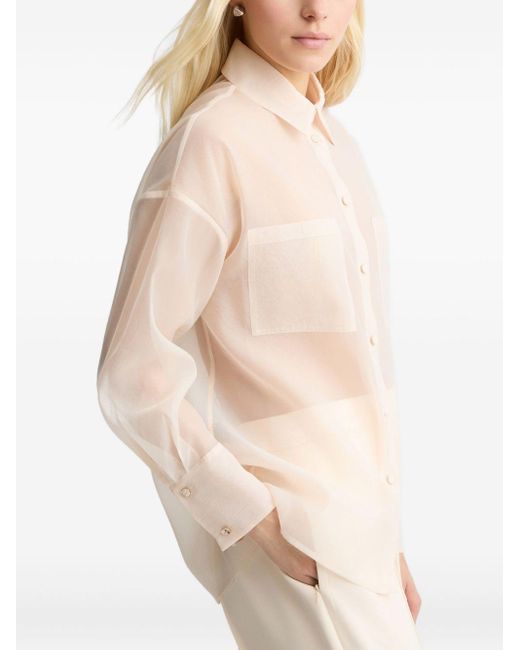 Camicia in organza di Liu Jo in White da Uomo