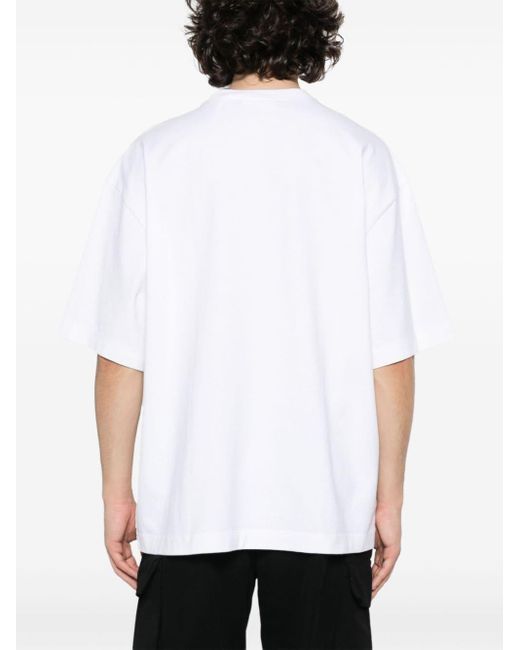 T-shirt con stampa di Axel Arigato in White da Uomo