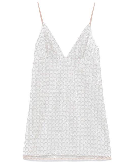 Abito corto svasato di ROTATE BIRGER CHRISTENSEN in White da Uomo