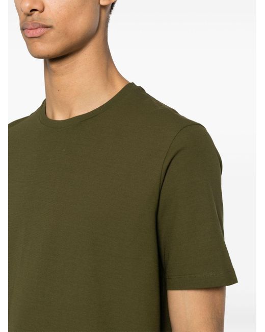 T-shirt girocollo di Herno in Green da Uomo