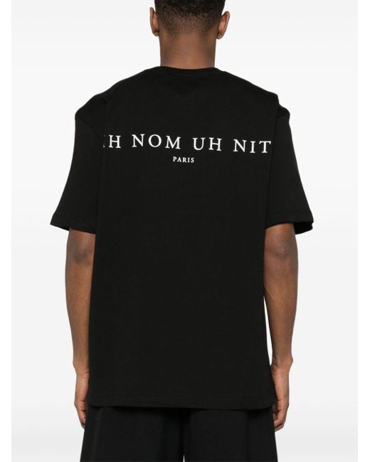 T-shirt con stampa di Ih Nom Uh Nit in Black da Uomo