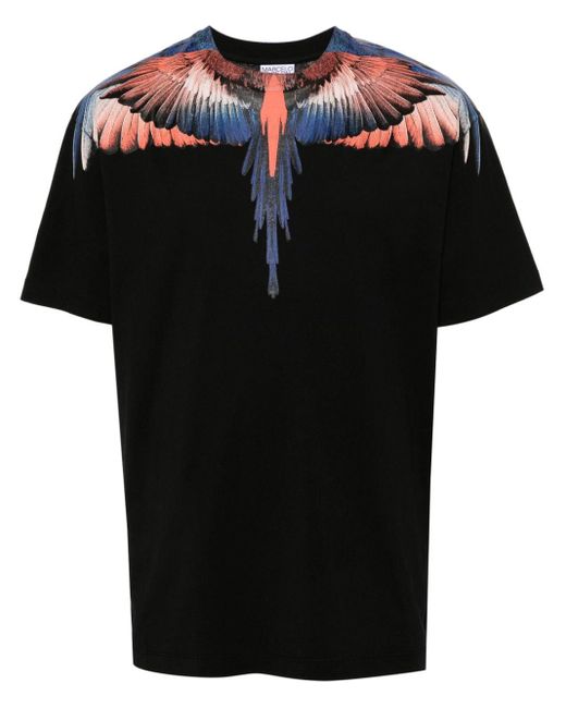 T-shirt Icon Wings di Marcelo Burlon in Black da Uomo