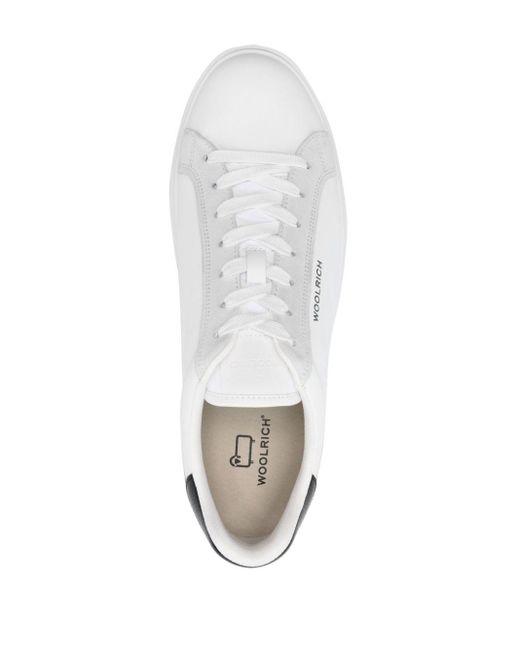 Sneakers Court in pelle di Woolrich in White da Uomo