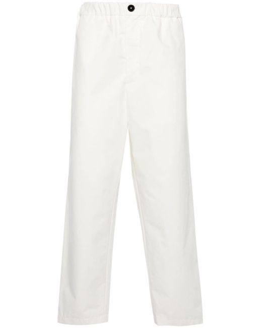 Pantaloni impermeabili di Jil Sander in White da Uomo