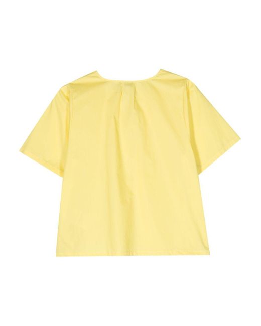 Camicia con ruches di Woolrich in Yellow