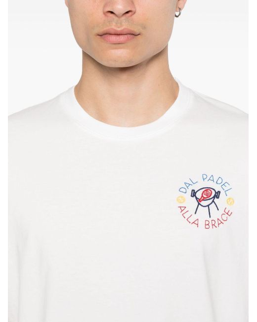 T-shirt con ricamo x Insulti Luminosi di Mc2 Saint Barth in White da Uomo