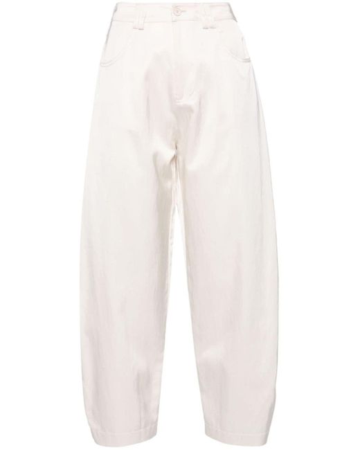 Pantaloni taglio comodo di Pinko in White