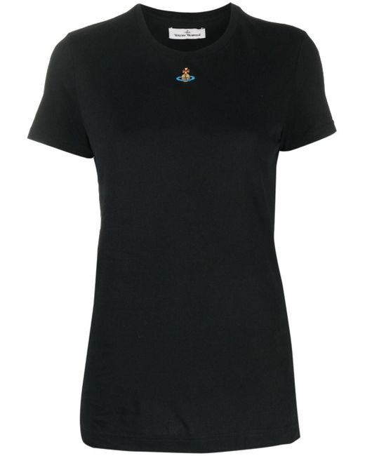 T-shirt con ricamo di Vivienne Westwood in Black da Uomo