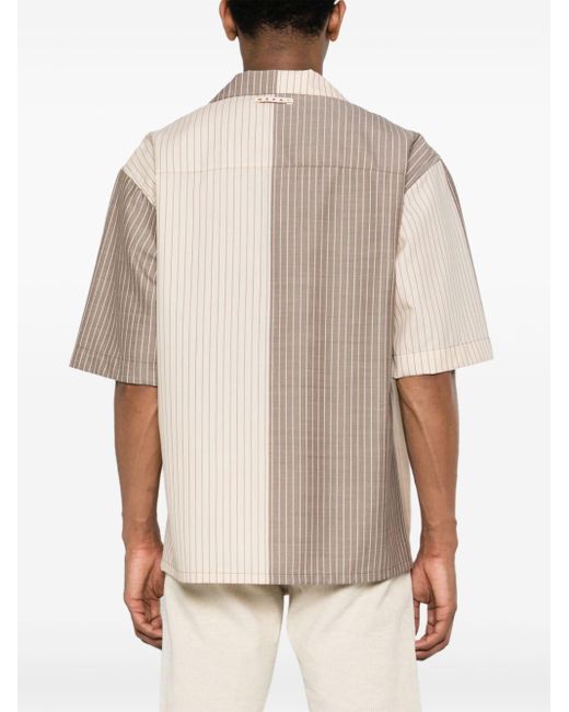 Camicia con design color-block di Marni in Natural da Uomo