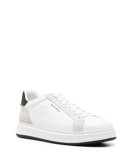 Sneakers Court in pelle di Woolrich in White da Uomo