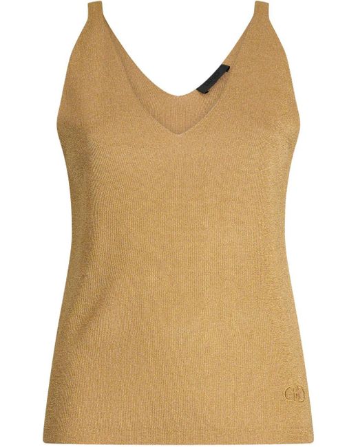 Top in lurex di Liu Jo in Natural da Uomo