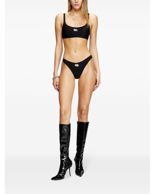 Top bikini ut-bra-top-utlt di DIESEL in Black da Uomo