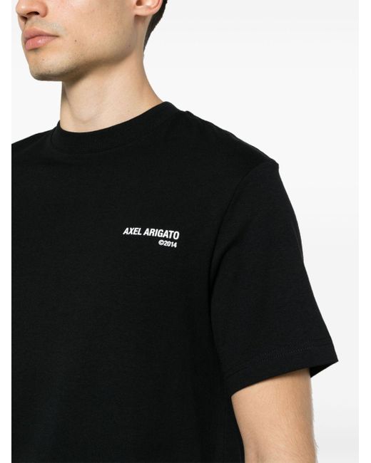 T-shirt con stampa di Axel Arigato in Black da Uomo