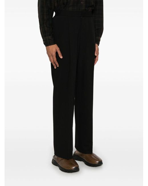 Pantalone nero taglio comodo di Bonsai in Black da Uomo