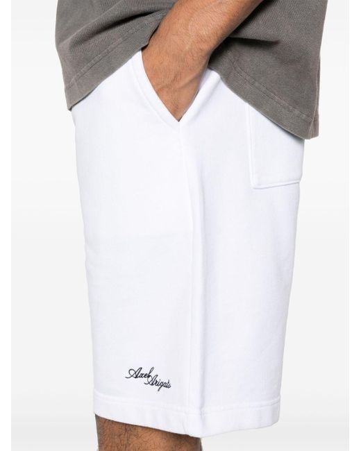 Short bianco in felpa di Axel Arigato in White da Uomo