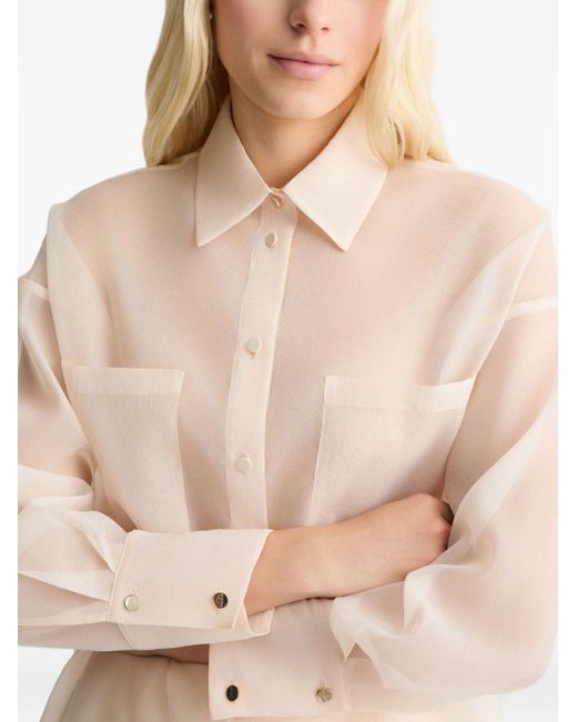 Camicia in organza di Liu Jo in White da Uomo