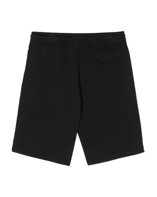 Shorts Sportivi Con Applicazione di Maison Kitsuné in Black da Uomo