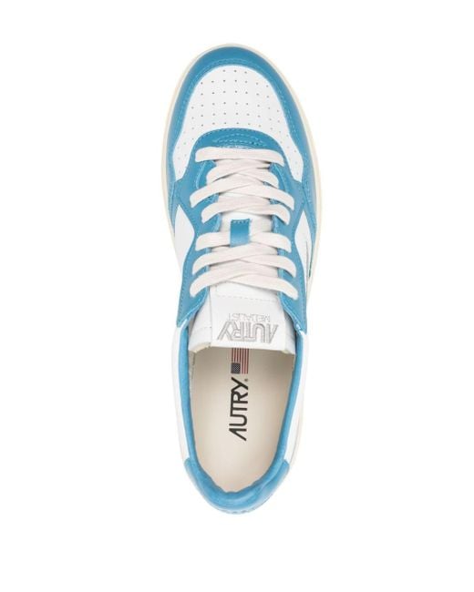 Sneakers con applicazione di Autry in Blue da Uomo