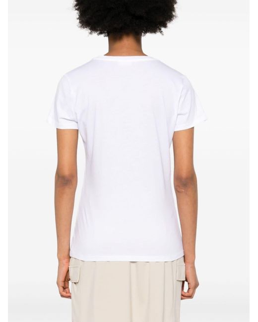 T-shirt con strass di Liu Jo in White da Uomo