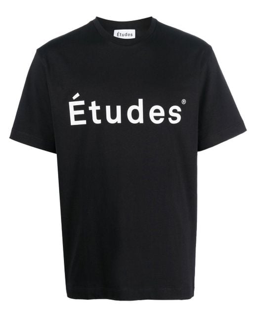 T-shirt con stampa di Etudes Studio in Black da Uomo