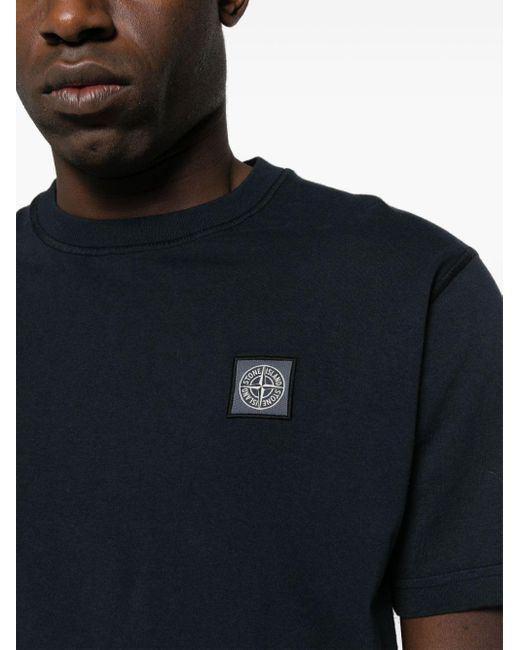 | T-shirt con logo | male | BLU | XXL di Stone Island in Blue da Uomo