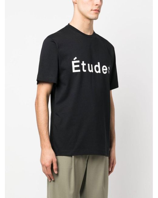 T-shirt con stampa di Etudes Studio in Black da Uomo