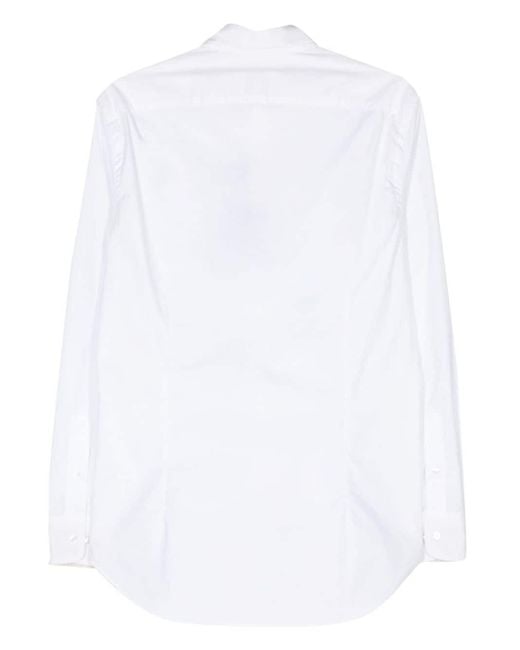 Camicia con ricamo Pegaso di Etro in White da Uomo
