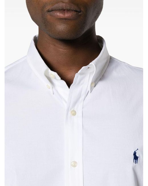 Camicia polo pony di Polo Ralph Lauren in White da Uomo
