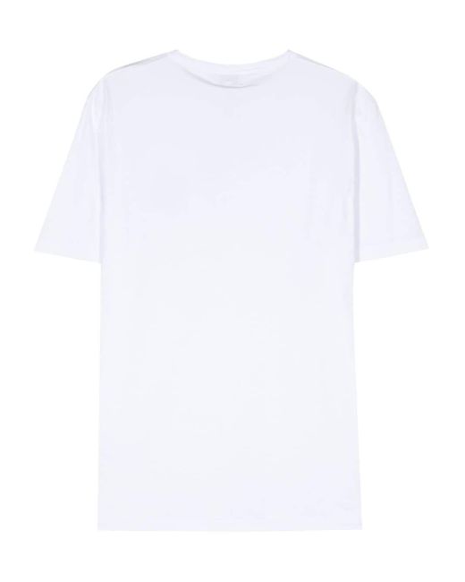 T-shirt con stampa di Woolrich in White da Uomo